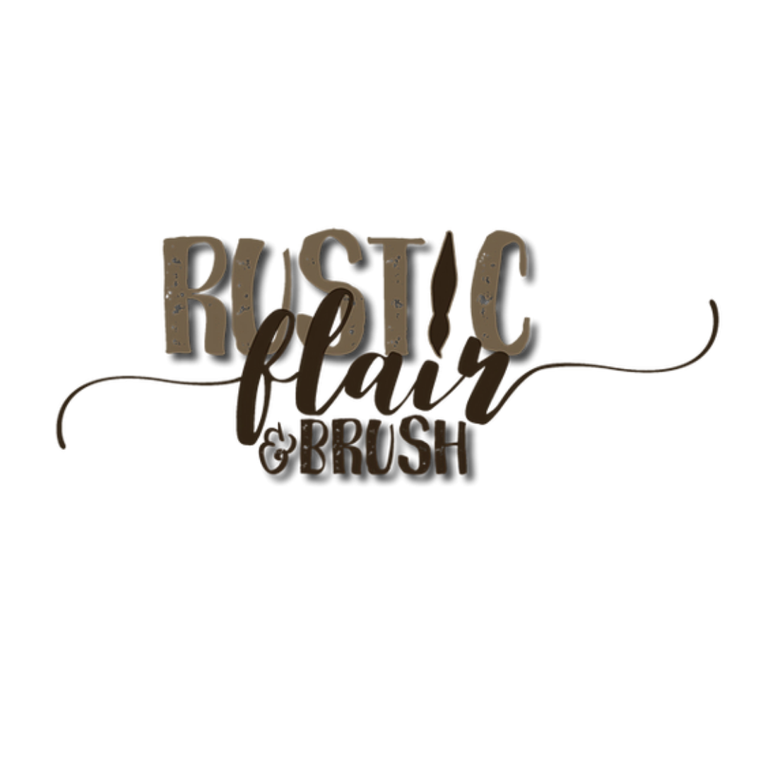 Rustic Flair & Brush Logo